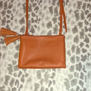 Forever 21 tan cross body purse